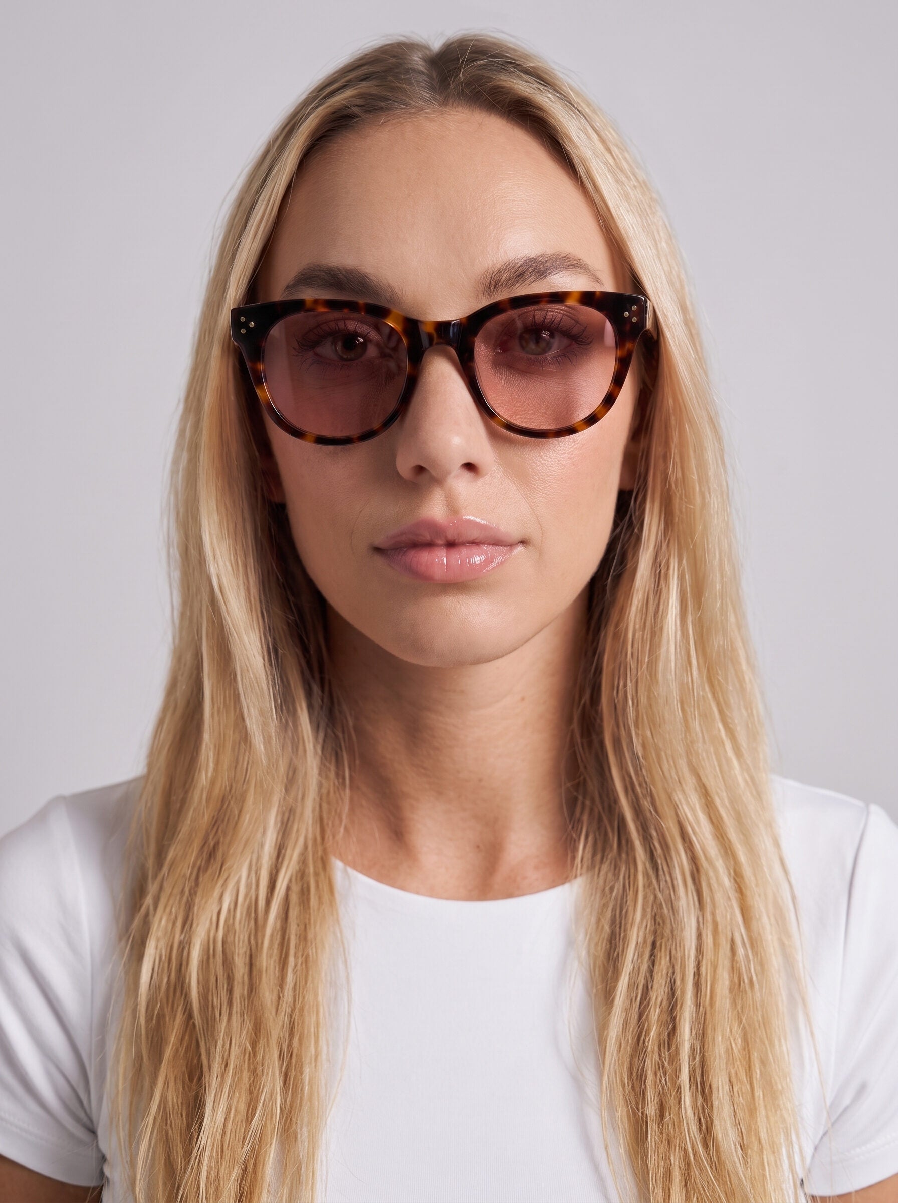 Cleo - Tortoise - Rose Lens - Polarized