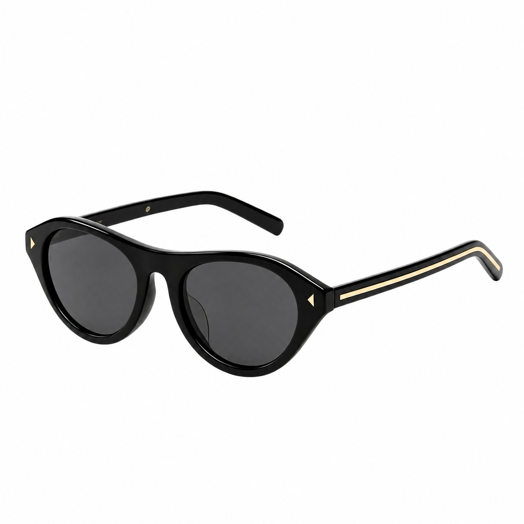 Mia - Black - Smoke Lens