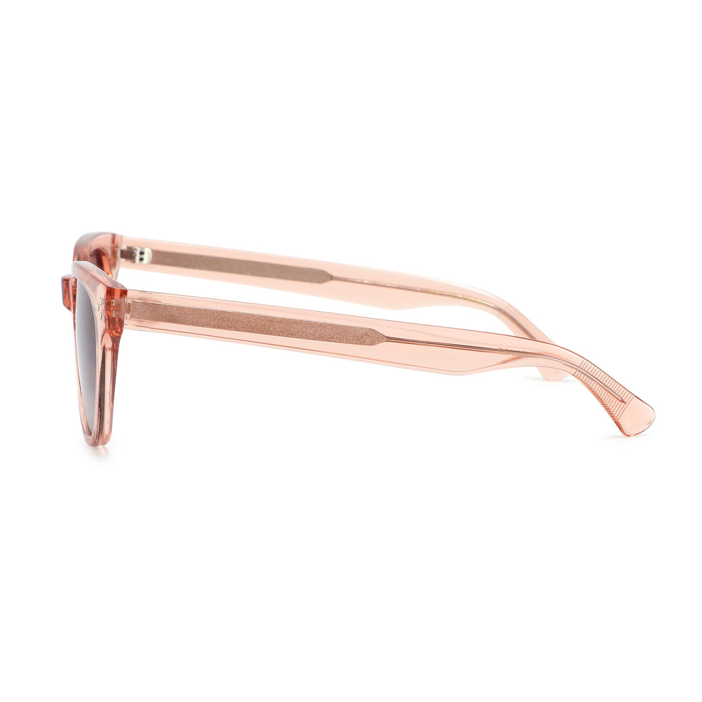 Cleo - Rose - Burgundy Gradient Lens - Polarized