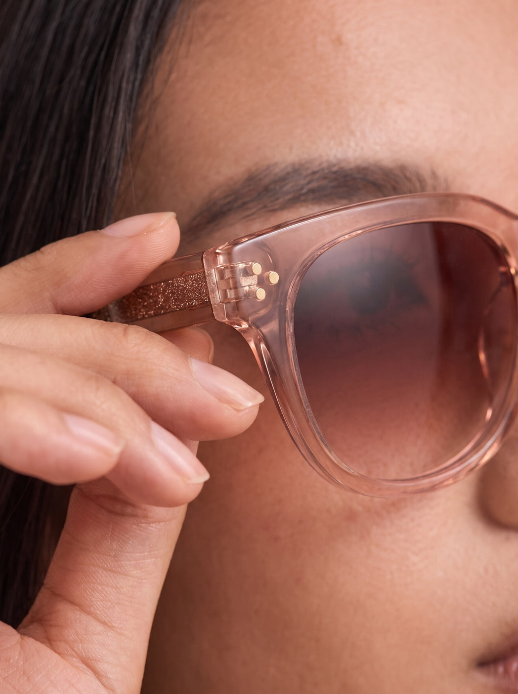 Cleo - Rose - Burgundy Gradient Lens - Polarized