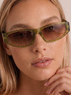 Gia - Olive - Brown Lens - Polarized