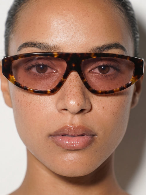 Gia - Dark Havana - Rose Lens - Polarized