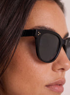 Cleo - Black - Smoke Lens - Polarized