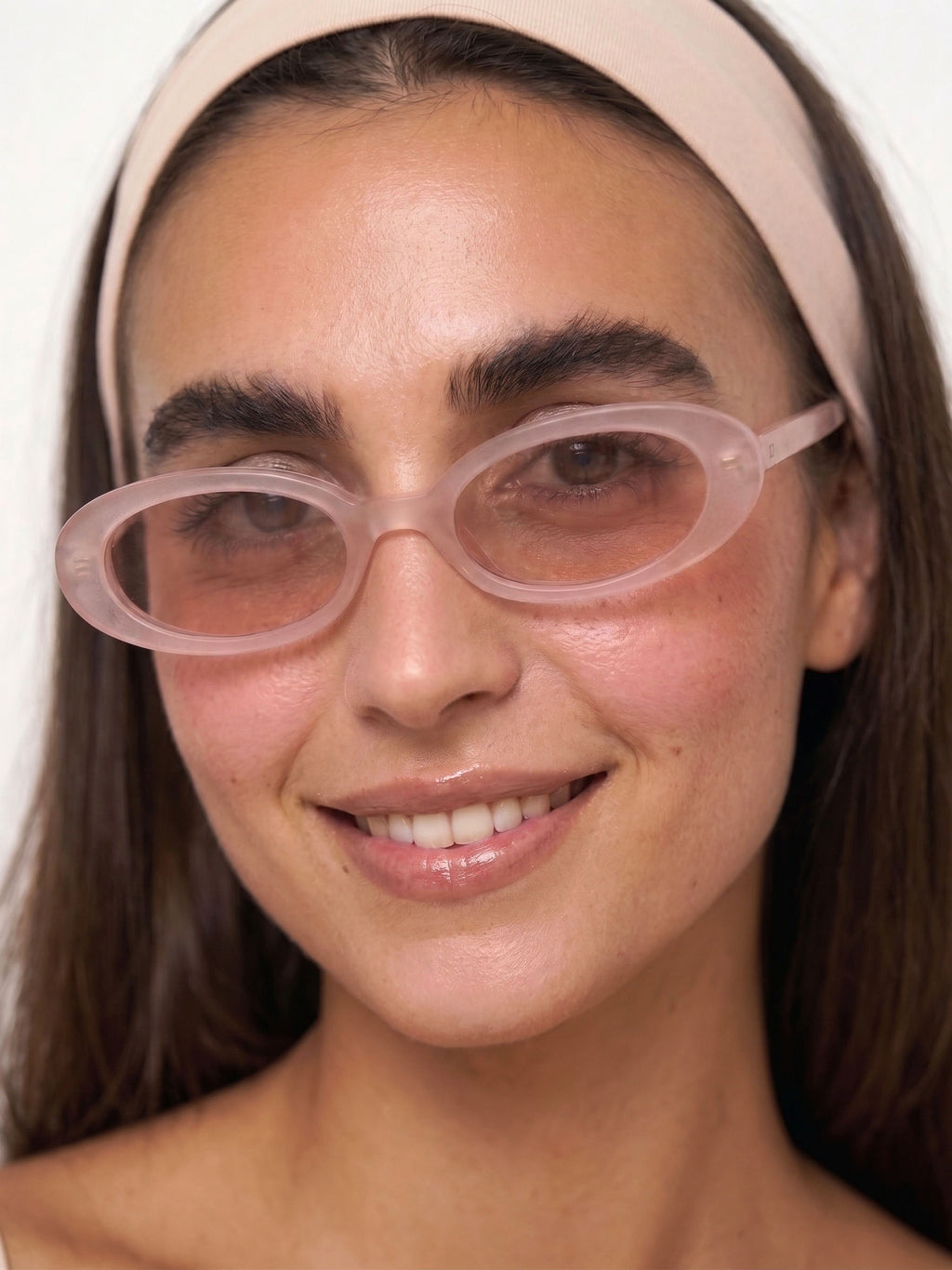 Mila - Blush Frame - Rose Lens