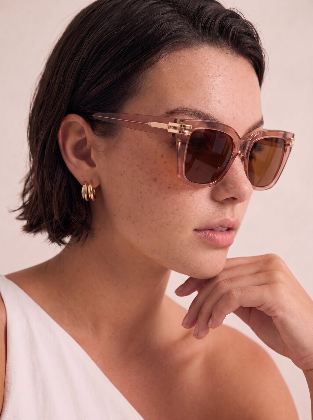 Paloma - Rose - Brown Lens - Polarized