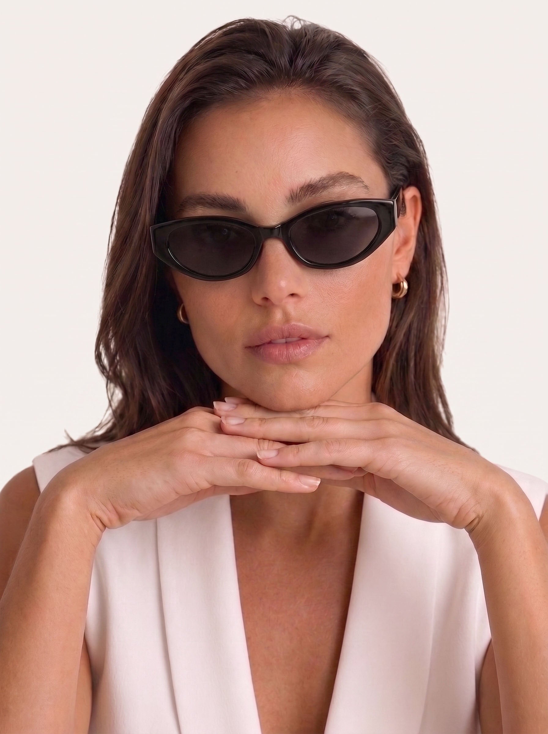 Nina - Black - Smoke Lens - Polarized